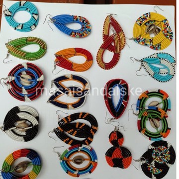 Maasai earrings / Wholesale maasai strings / Handmade earrings for women