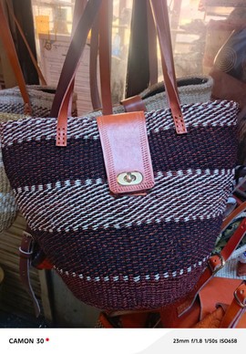 Sisal Handwoven tote bag