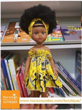 Black Doll Imany Colibri Dolls - WAX YELLOW