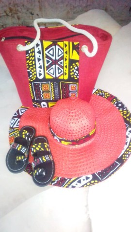 Handbag ,Hat and Slipper Set