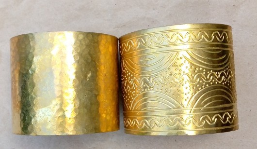 African women bracelet/ brass bangle