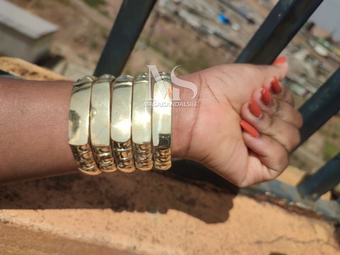 Bracelets en laiton africains, bracelets de manchette, bracelets de manchette en laiton