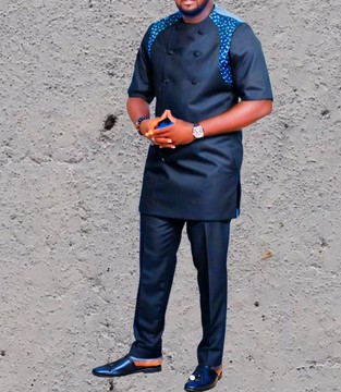 Men african suit kaftan Tenue africaine, veste de costume homme deux pièces