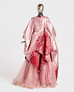 Yaayou Momo brocade NYFW