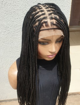 34 inches 13x6 frontal kmotless braids