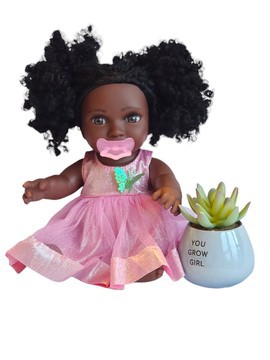 12 inch African -American Doll// Cate doll