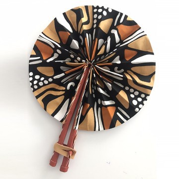 SAINT-LOUIS WAX AND LEATHER FAN