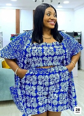 Ensemble batik trois pièces
