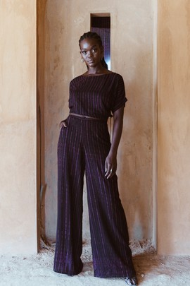 Ayame Two-piece set (in Mauritanian fabric)