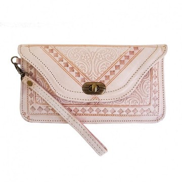 Portefeuille en cuir original Beige
