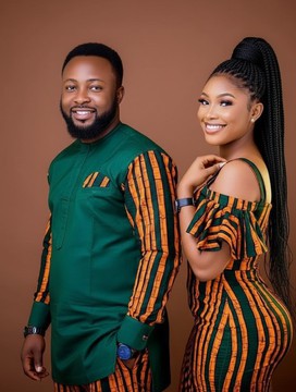 Stylish Couple Attire: Modern African Fashion