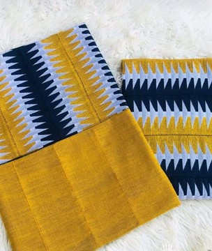 African kente/ Ashanti Bonwire Kente -Hand woven