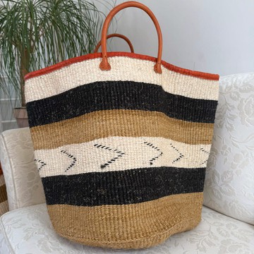 XL 14 inch Sisal handmade basket bag