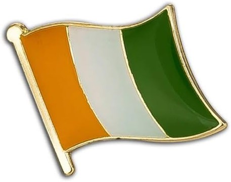 Pin's Drapeau de la Côte d'Ivoire Dim 2 cm