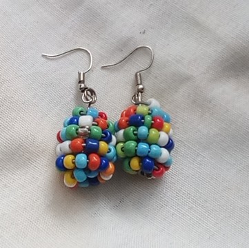 Boucles d'oreilles africaines / boucles d'oreilles maasaï / bijoux femmes / boucles d'oreilles faites à la main