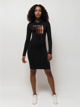 Hoodie Dress - "Melanin"