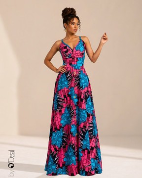 Robe longue épaules dénudées