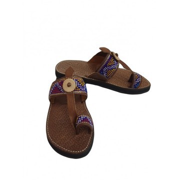 Men's sandal in genuine leather