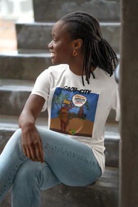 T-shirt, La vendeuse