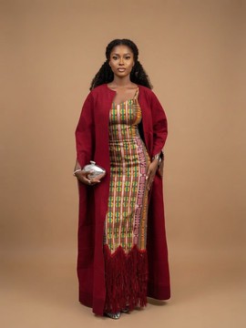 Ensemble asymétrique deux pièces à motifs