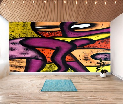 Ethnic Wall Decor African Abstract Sticker