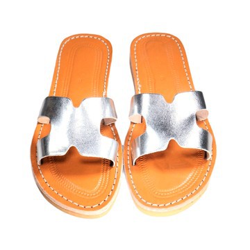 Real leather beach sandal