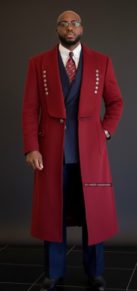 Manteau de luxe et ensemble de costume croisé