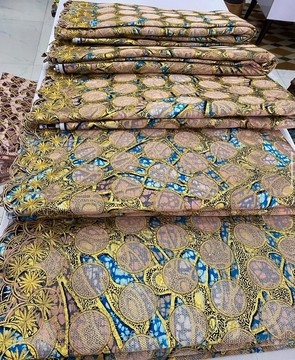 Embroidery Grand Glitter Super wax Vlisco/ Ankara Print