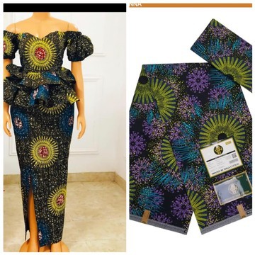 African Fabric..6 yards size..cotton