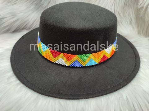Chapeaux Fedora, chapeau fedora perlé africain