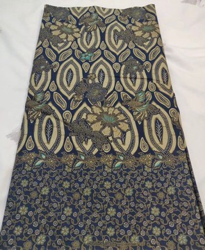 Hand-drawn Batik/ Hand-dyed/ Natural Dye/ Cotton Sarong/ Home Decor Fabric/ Dress Fabric