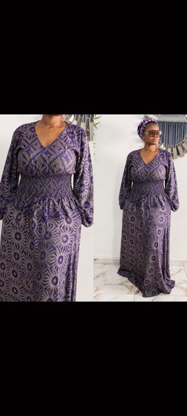 Tide Ankara imprime une robe deux pièces