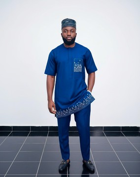 Embroidered set