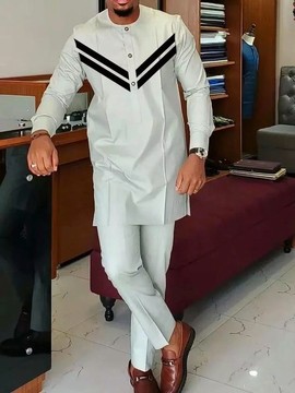 Men's African Kaftan wedding suit men suit