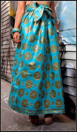 ANKARA MAXI SKIRT - HASHIKI (OFFLINE)