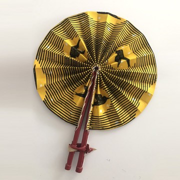 WAX AND ACCRA LEATHER FAN