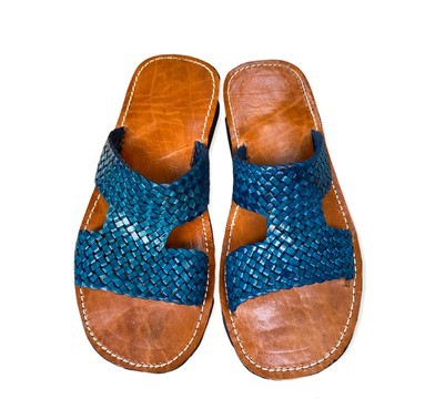 Sandale en vrai cuir Marron mode homme de très haute qualité