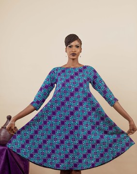 Tessa dress (blue)