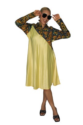 Ankara Shirt Dress