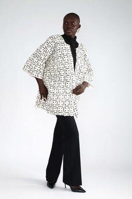 Petals Bogolan Cloak