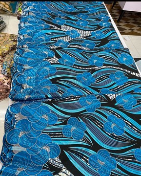 Embroidery Grand Glitter Super wax Vlisco/ Ankara Print