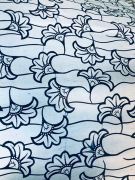 Wax fabric Ivory Coast / ghana loamat
