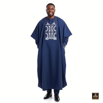 Blue Agbada set