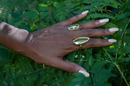 Duo de Bagues bronze « Niger »