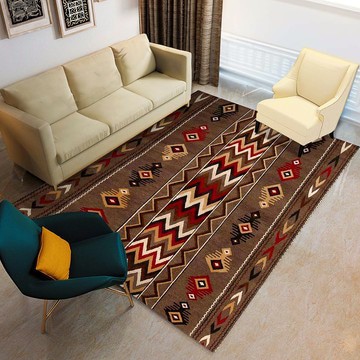 Navajo Print Rug Interior Carpet Native American Vintage (LARGER SIZES AVAILABLE)