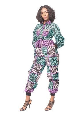 African Print Jumpsuit, Ankara Jumpsuit,Womens jumpsuit., Womens Clothing, African womens clothing