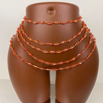 Bayas , perle de taille, bine bine , binbin , bijoux de ventre , perle de hanches, b