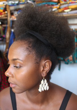 Boucles d'oreille Cauris