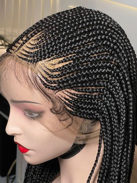 All back braided wig, wigs for women in Africa, ready to ship wig