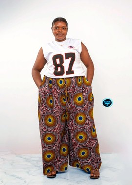 Manuel Fashion Vibrant Flared Pants